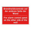 Brandmeldezentrale auf der anderen /.../ - Fire alarm control panel on the /.../