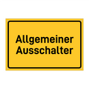 Allgemeiner Ausschalter