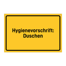 Hygienevorschrift: Duschen & Hygienevorschrift: Duschen & Hygienevorschrift: Duschen
