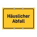 Häuslicher Abfall & Häuslicher Abfall & Häuslicher Abfall & Häuslicher Abfall