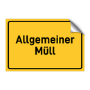 Allgemeiner Müll