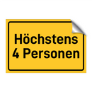 Höchstens 4 Personen & Höchstens 4 Personen & Höchstens 4 Personen & Höchstens 4 Personen