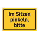 Im Sitzen pinkeln, bitte & Im Sitzen pinkeln, bitte & Im Sitzen pinkeln, bitte