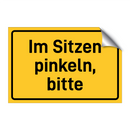Im Sitzen pinkeln, bitte & Im Sitzen pinkeln, bitte & Im Sitzen pinkeln, bitte
