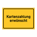Kartenzahlung erwünscht & Kartenzahlung erwünscht & Kartenzahlung erwünscht