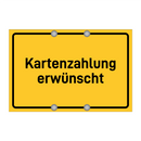 Kartenzahlung erwünscht & Kartenzahlung erwünscht & Kartenzahlung erwünscht