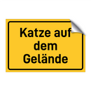Katze auf dem Gelände & Katze auf dem Gelände & Katze auf dem Gelände & Katze auf dem Gelände