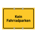 Kein Fahrradparken & Kein Fahrradparken & Kein Fahrradparken & Kein Fahrradparken