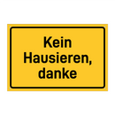 Kein Hausieren, danke & Kein Hausieren, danke & Kein Hausieren, danke & Kein Hausieren, danke