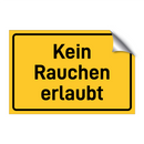Kein Rauchen erlaubt & Kein Rauchen erlaubt & Kein Rauchen erlaubt & Kein Rauchen erlaubt