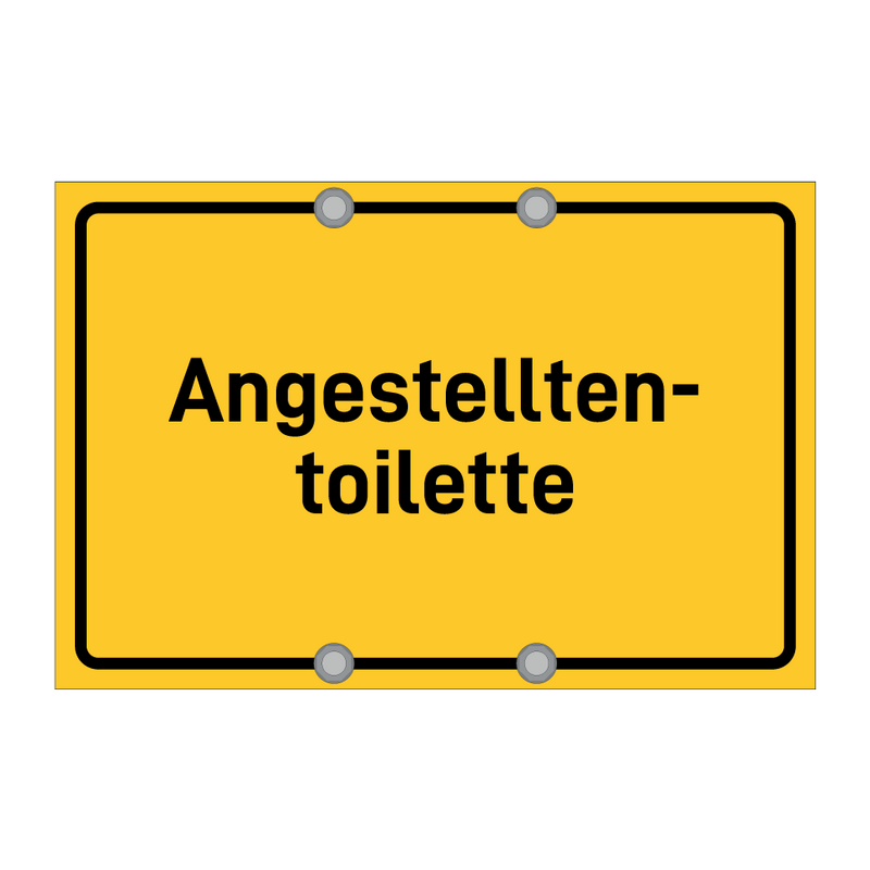 Angestellten- toilette