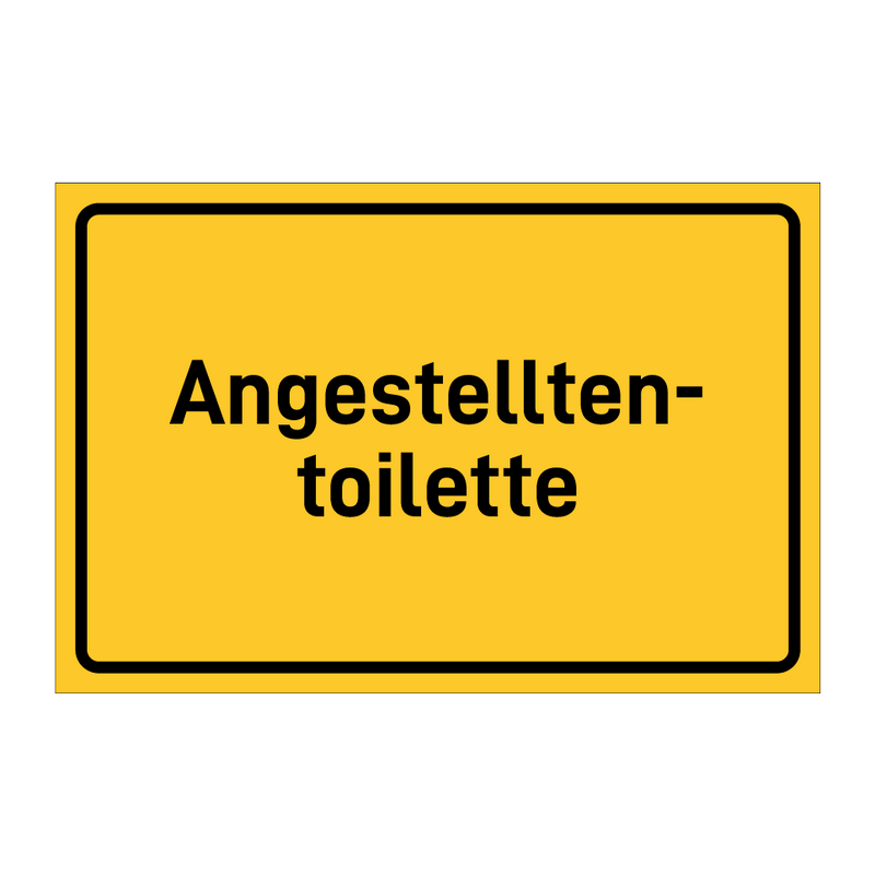 Angestellten- toilette
