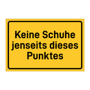 Keine Schuhe jenseits dieses Punktes & Keine Schuhe jenseits dieses Punktes