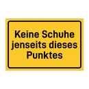 Keine Schuhe jenseits dieses Punktes & Keine Schuhe jenseits dieses Punktes