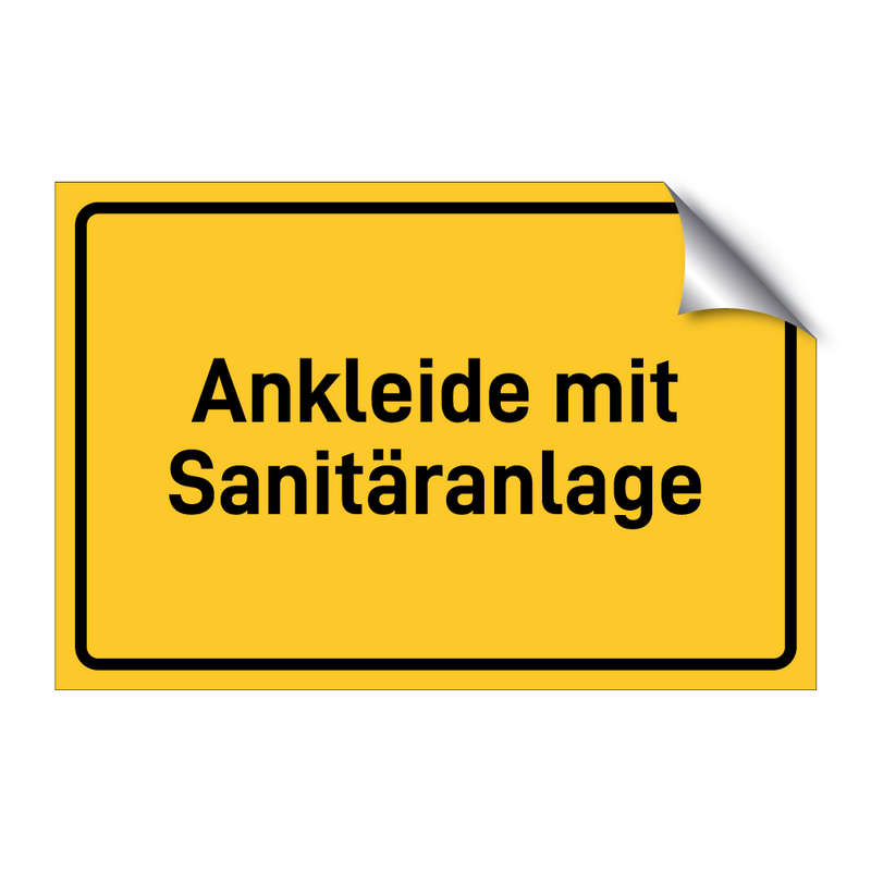 Ankleide mit Sanitäranlage