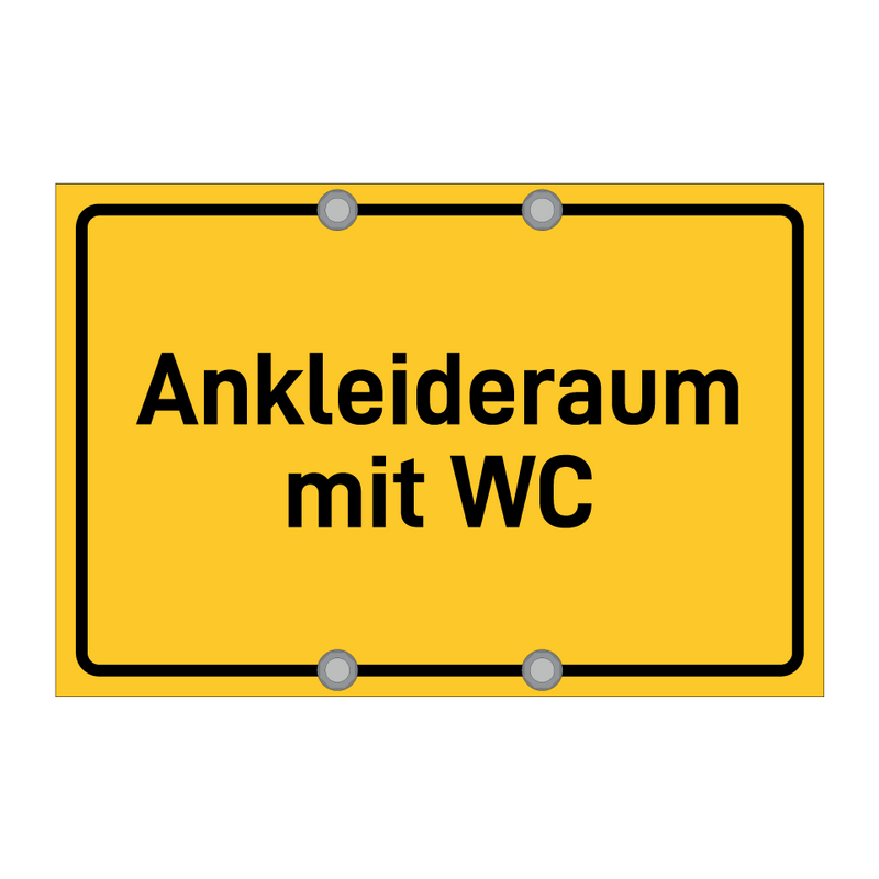 Ankleideraum mit WC