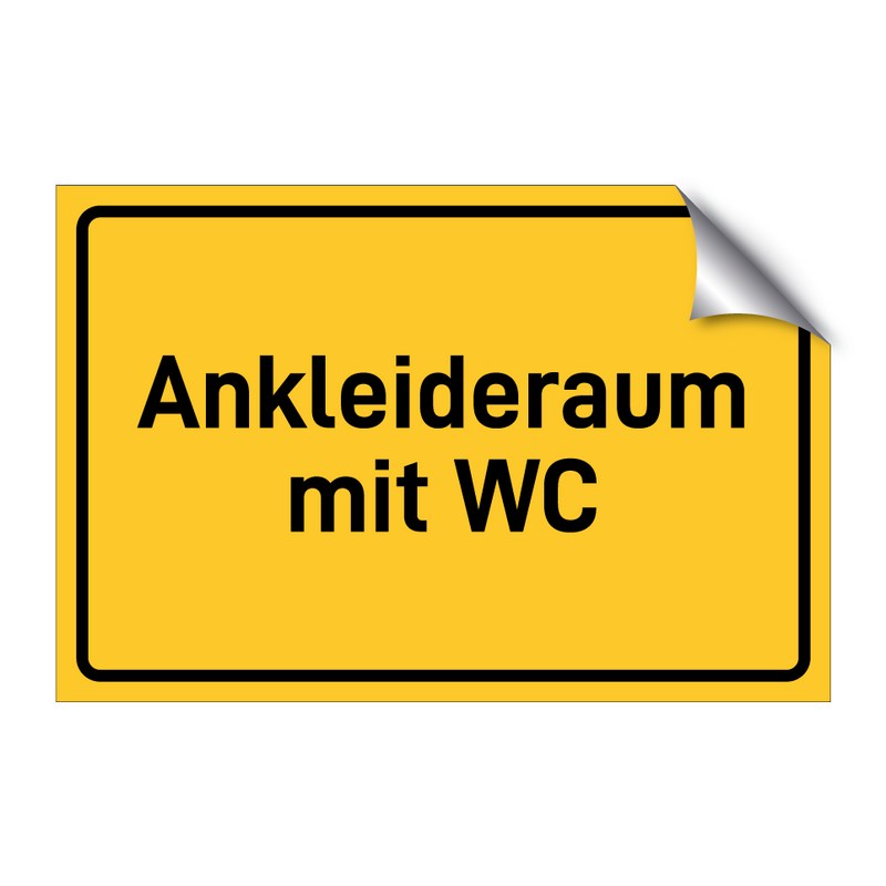 Ankleideraum mit WC