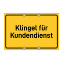 Klingel für Kundendienst & Klingel für Kundendienst & Klingel für Kundendienst