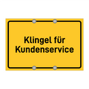 Klingel für Kundenservice & Klingel für Kundenservice & Klingel für Kundenservice