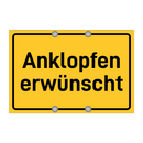 Anklopfen erwünscht & Anklopfen erwünscht & Anklopfen erwünscht & Anklopfen erwünscht