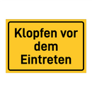 Klopfen vor dem Eintreten & Klopfen vor dem Eintreten & Klopfen vor dem Eintreten