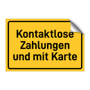 Kontaktlose Zahlungen und mit Karte & Kontaktlose Zahlungen und mit Karte