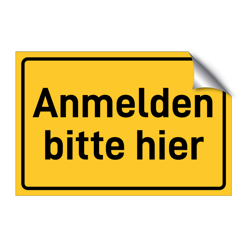 Anmelden bitte hier