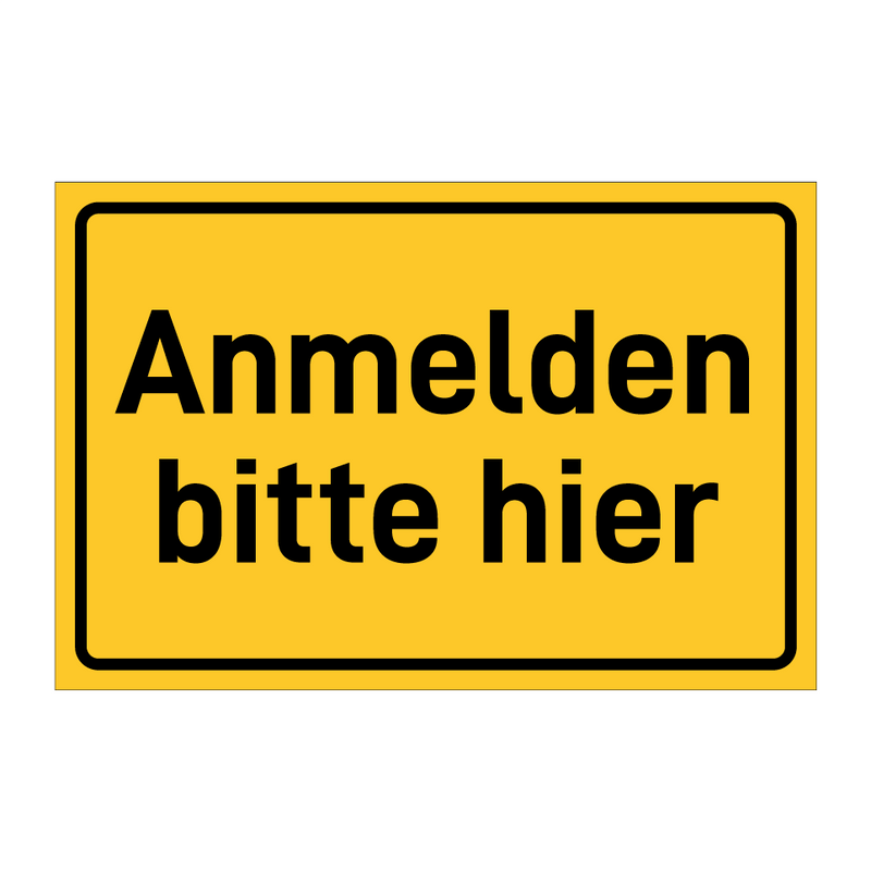 Anmelden bitte hier