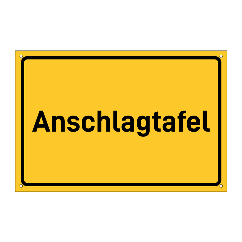 Anschlagtafel