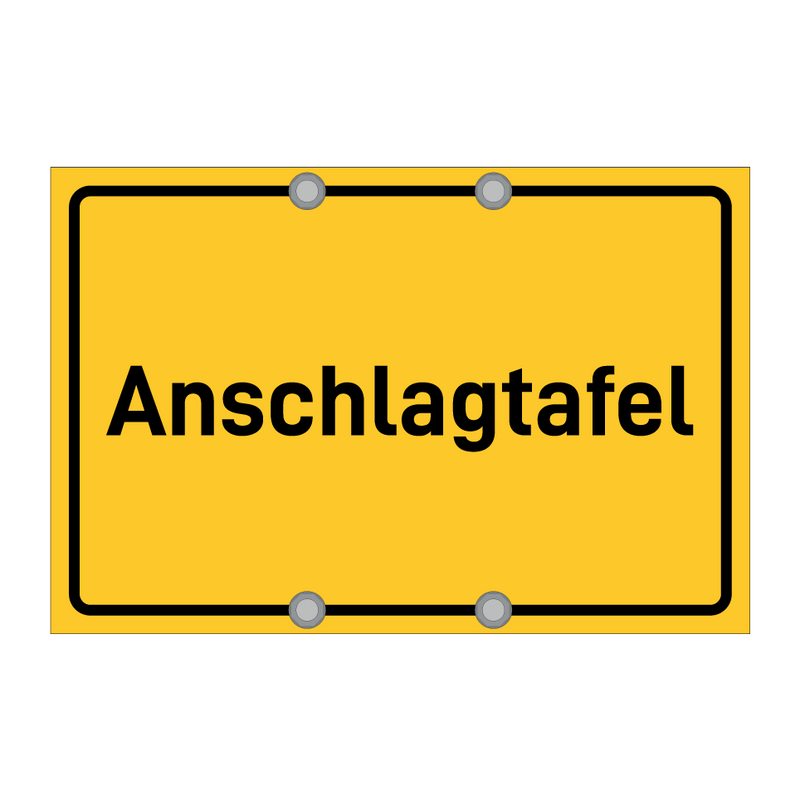 Anschlagtafel