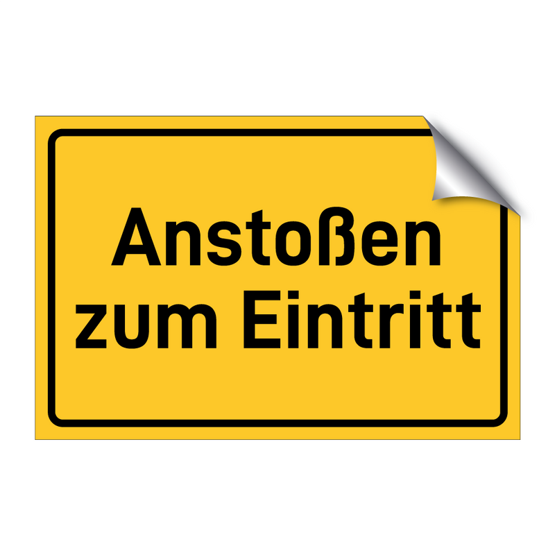 Anstoßen zum Eintritt & Anstoßen zum Eintritt & Anstoßen zum Eintritt & Anstoßen zum Eintritt