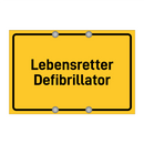 Lebensretter Defibrillator & Lebensretter Defibrillator & Lebensretter Defibrillator