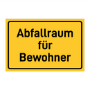 Abfallraum für Bewohner