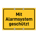 Mit Alarmsystem geschützt & Mit Alarmsystem geschützt & Mit Alarmsystem geschützt
