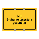 Mit Sicherheitssystem geschützt & Mit Sicherheitssystem geschützt