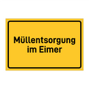 Müllentsorgung im Eimer & Müllentsorgung im Eimer & Müllentsorgung im Eimer