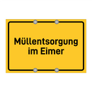 Müllentsorgung im Eimer & Müllentsorgung im Eimer & Müllentsorgung im Eimer