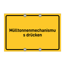 Mülltonnenmechanismus drücken & Mülltonnenmechanismus drücken & Mülltonnenmechanismus drücken