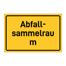 Abfall- sammelraum