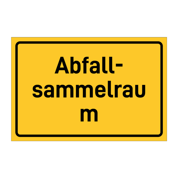 Abfall- sammelraum & Abfall- sammelraum & Abfall- sammelraum & Abfall- sammelraum