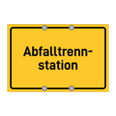 Abfalltrenn- station