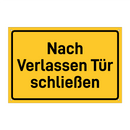 Nach Verlassen Tür schließen & Nach Verlassen Tür schließen & Nach Verlassen Tür schließen
