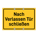 Nach Verlassen Tür schließen & Nach Verlassen Tür schließen & Nach Verlassen Tür schließen