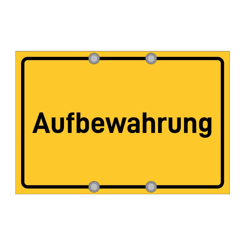 Aufbewahrung