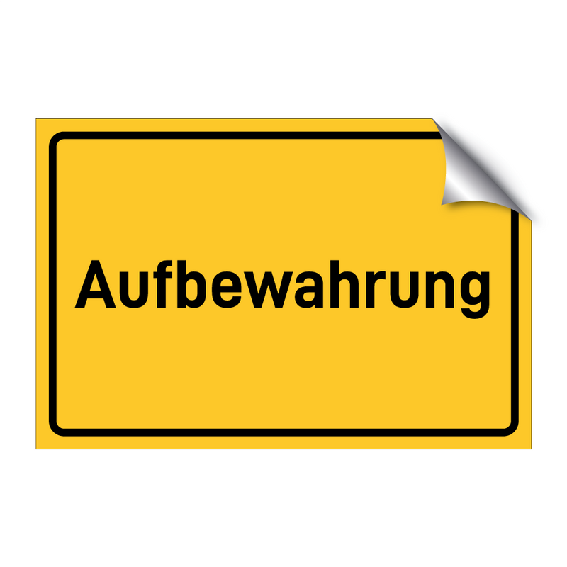Aufbewahrung