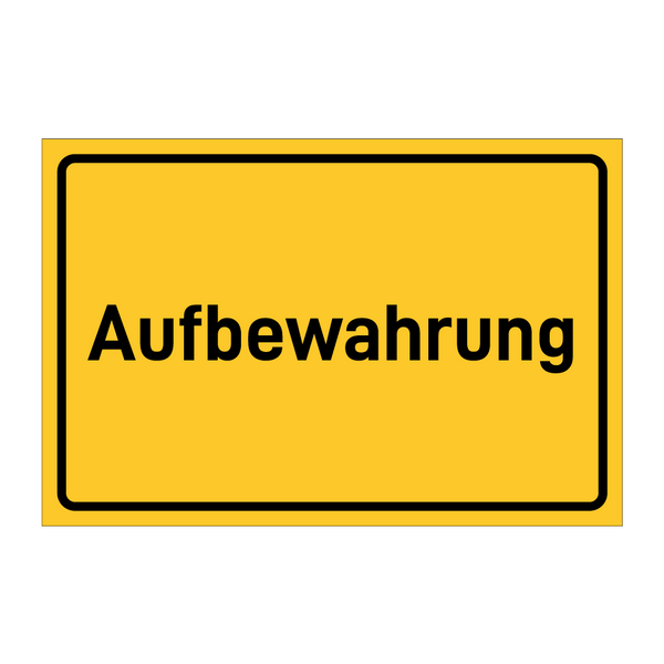 Aufbewahrung