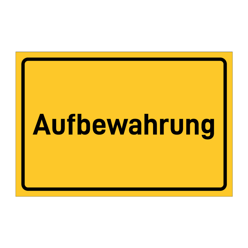 Aufbewahrung