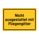 Nicht ausgestattet mit Fliegengitter & Nicht ausgestattet mit Fliegengitter