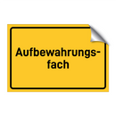 Aufbewahrungs- fach