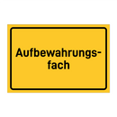 Aufbewahrungs- fach